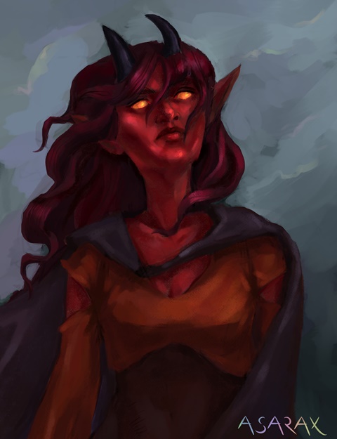infamous tiefling lady
