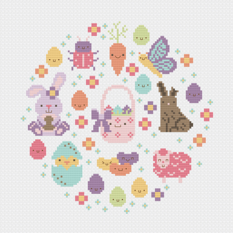 Easter Joy! Cross Stitch Pattern