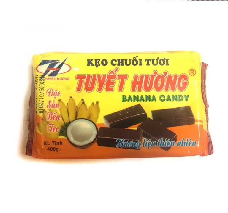 Kẹo chuối tươi Tuyết Hương gói 400g - LanGift