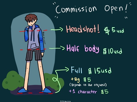 Open for commission!