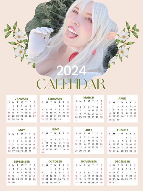 Free Calendar 🎄💗