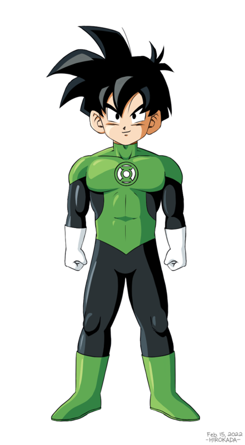 Commission 81: Green Lantern Kid Gohan