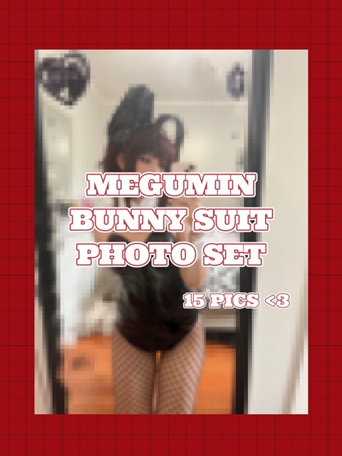 megumin bunny suit