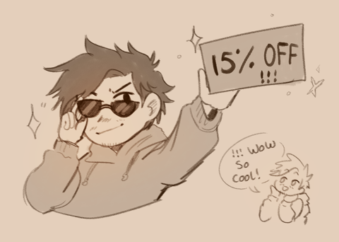 15% off all commissions!!!!