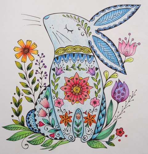 Easter Bunny from Spring Walk by Rita Berman 
