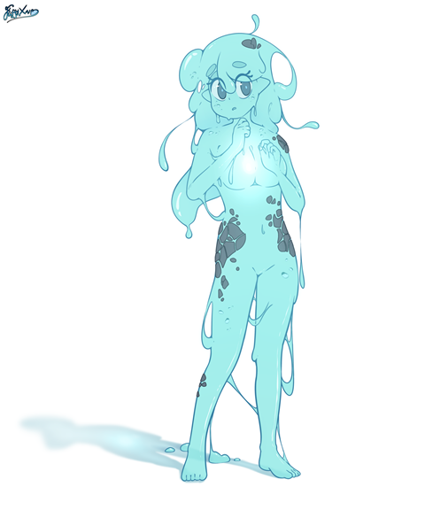 Slime girl character