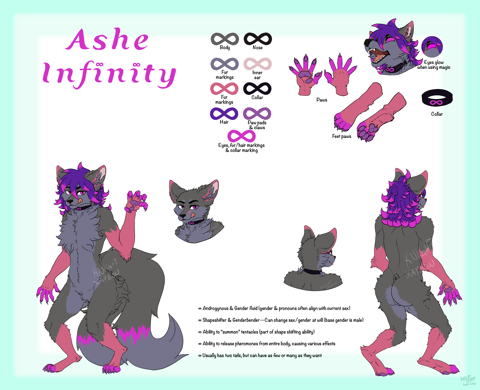 [COMMISSION] Ashe Infinity Ref Sheet