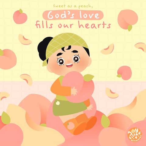God's love fills our hearts💌