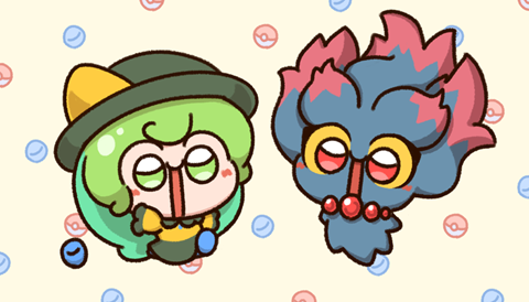 Commissin, Koishie and Misdreavus from Pokémon!