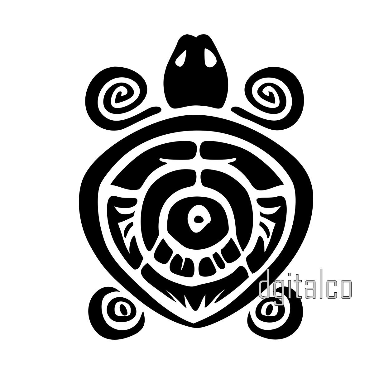 Tribal Sea Turtle Maori Sun' Small Buttons | Spreadshirt
