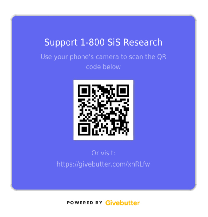 1-800 SiS Research Consumer Grant Research