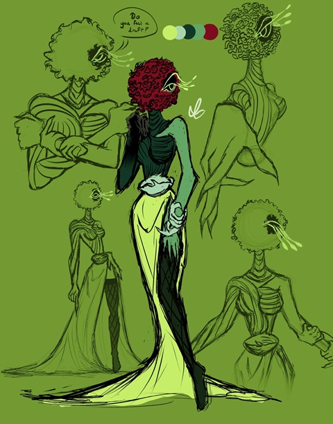 Poison Ivy Redesign Collage