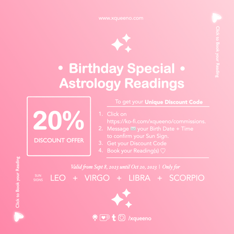 Astrology Readings + Birthday Special 🧸✨