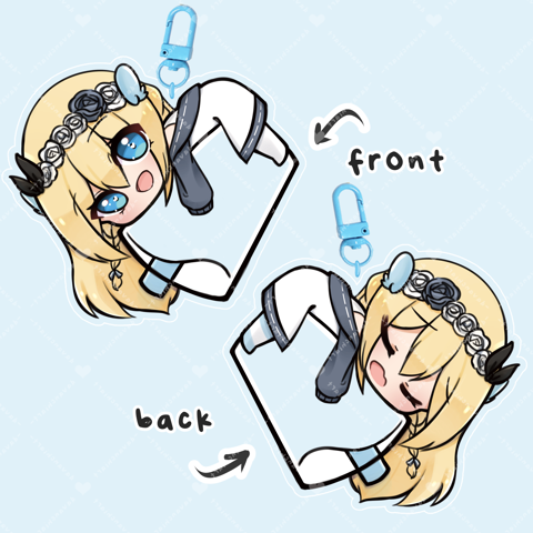 GACHA Star Rail Pass Dakimakura Vinyl Sticker