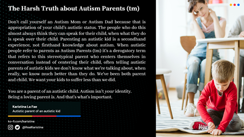 The Harsh Truth About Autism Parents