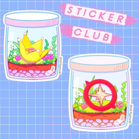 More sticker club!