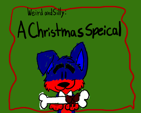 A Christmas special title card