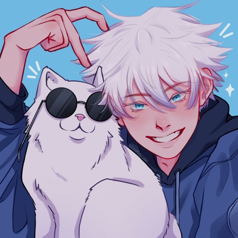 Satoru + kitty