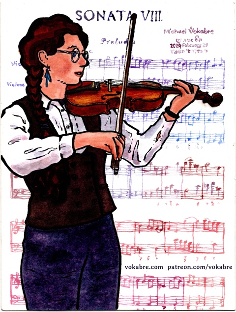 Corelli E minor Sonata Mvt 1