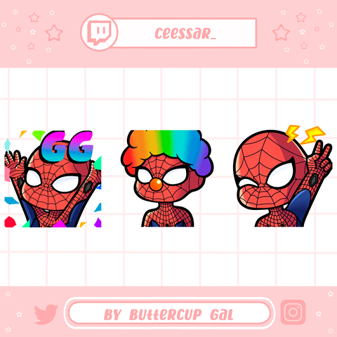 Spider Man Twitch Emote 