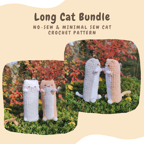 Last Exclusive Pattern: Long Cat Bundle Release!