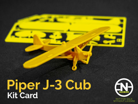 Exclusive Piper J-3 Cub kit card