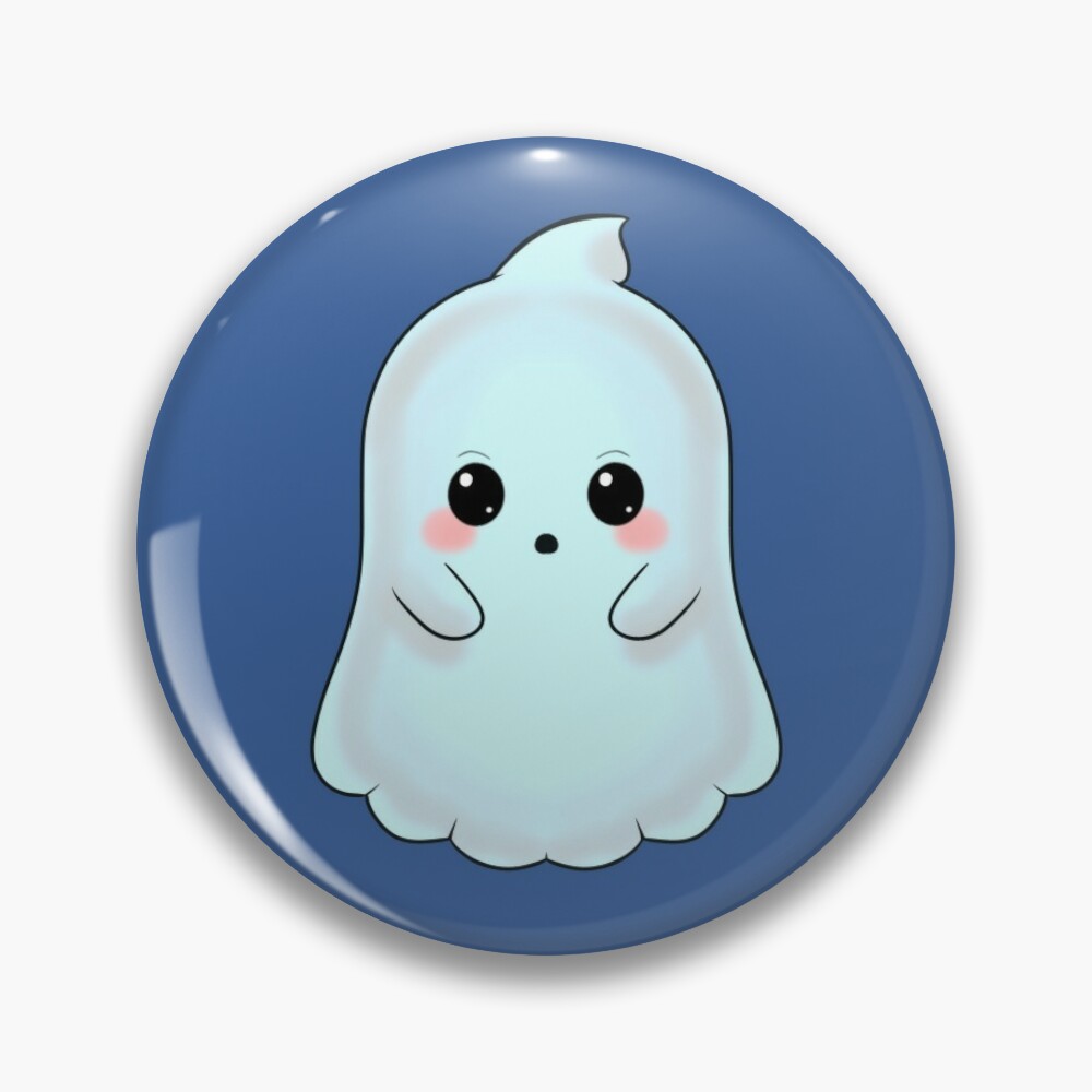 Cute Ghost Button - RVKH Art's Ko-fi Shop - Ko-fi ️ Where creators get ...