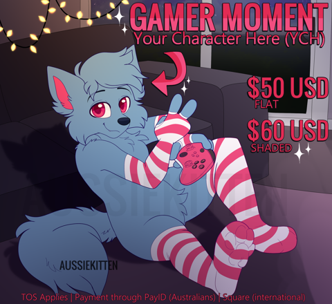 GAMER MOMENT now OPEN!!💫🎮 | [NEW YCH]