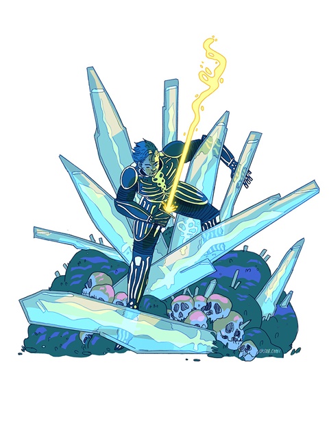 Crystal Swords and Bone Armour