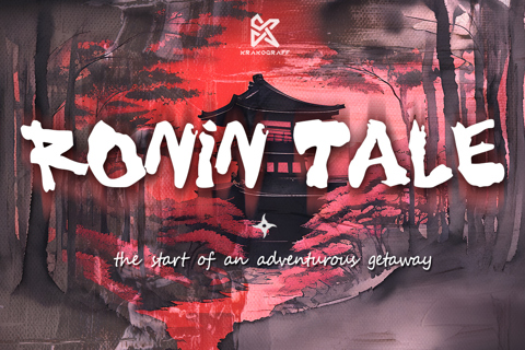 Introducing my first font "Ronin Tale"