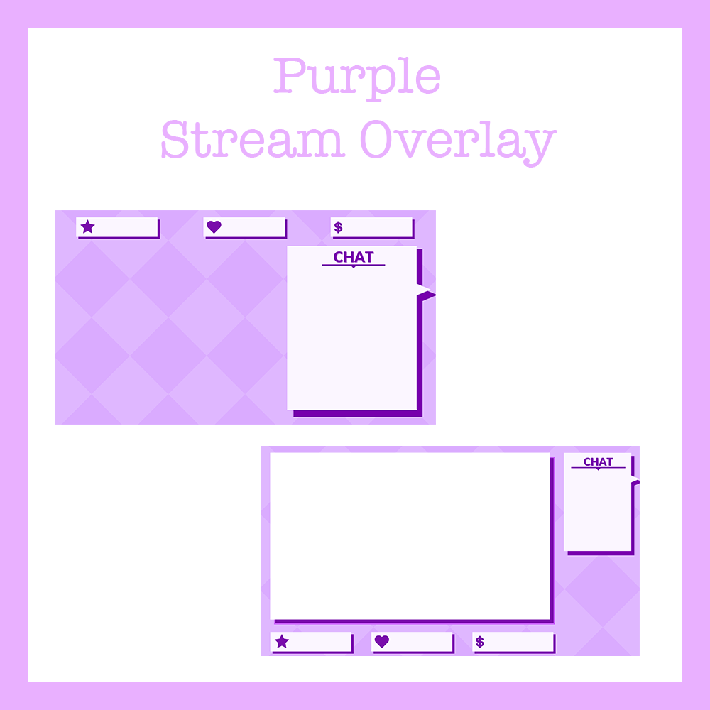 [Stream Overlay] Purple - Ameryn's Ko-fi Shop - Ko-fi ️ Where creators ...