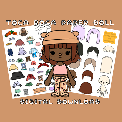 Paper Toca Dolls of Boca Craft for Android - Free App Download