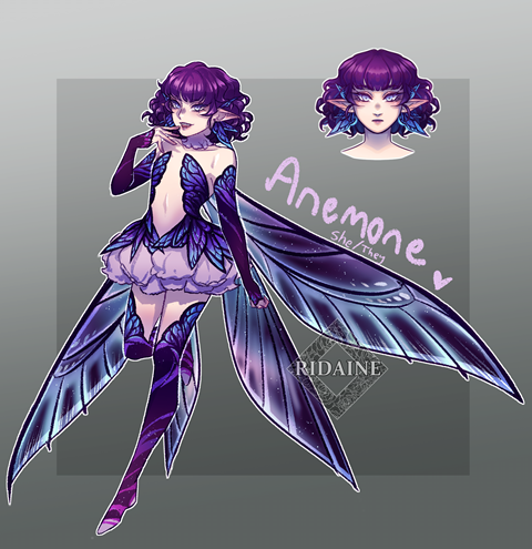 Character design: Anemone