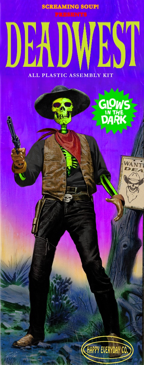 Deadwest as an Aurora model kit spoof!