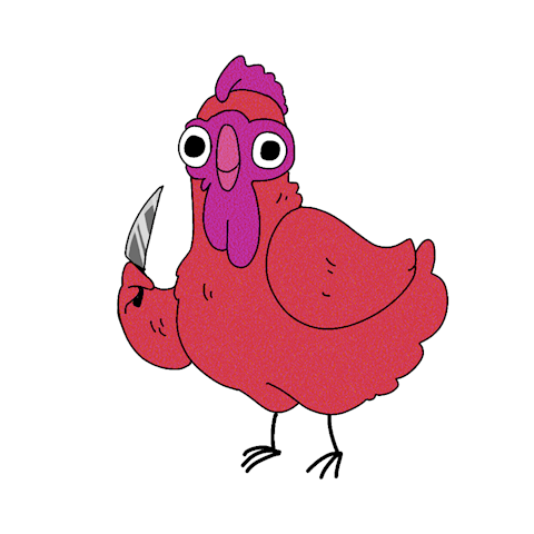 Chicken With a Knife
