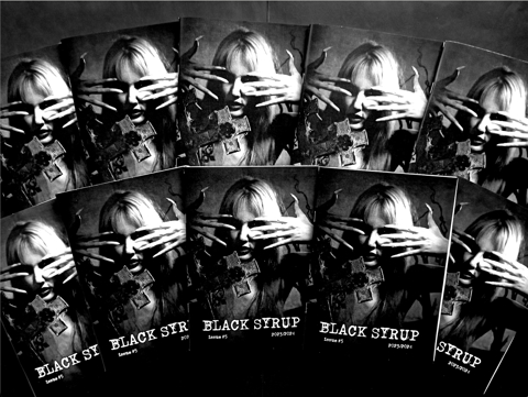 Black Syrup fanzine - feature on my work