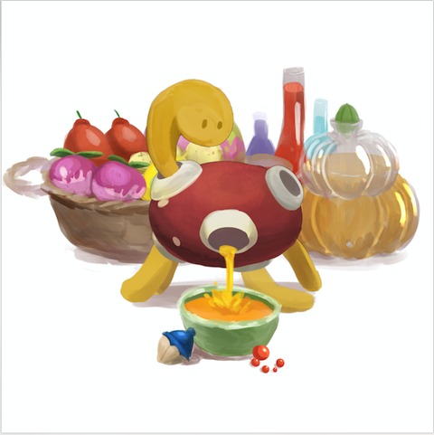 Shuckle Brew a Potion
