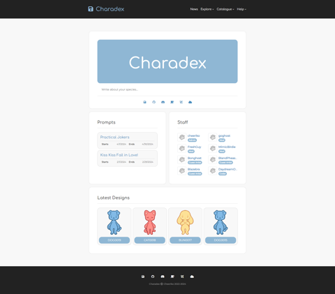 Charadex v1.5 Previews