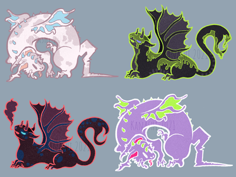 Leftover adoptables listed on Etsy!