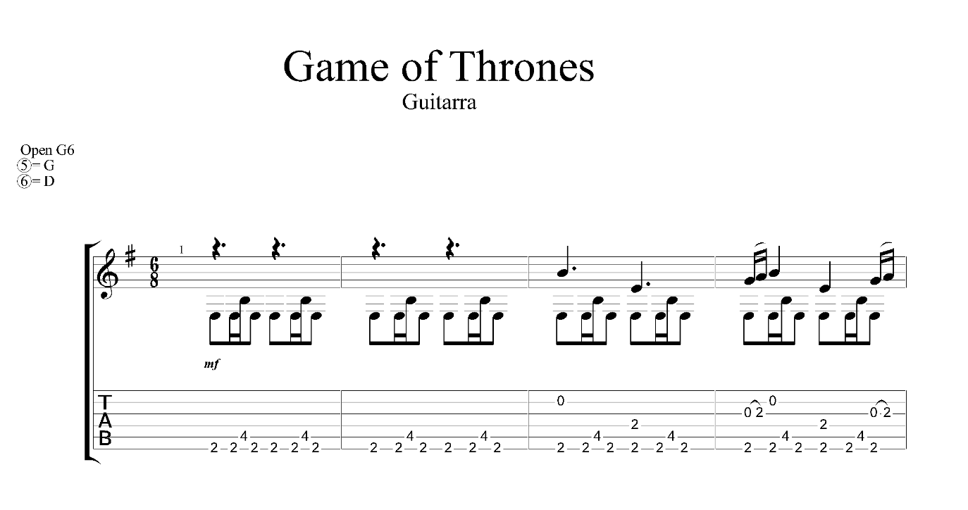 Game of Thrones - Main theme [Fingerstyle]