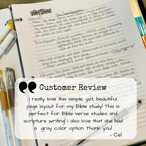 Hand write the bible review