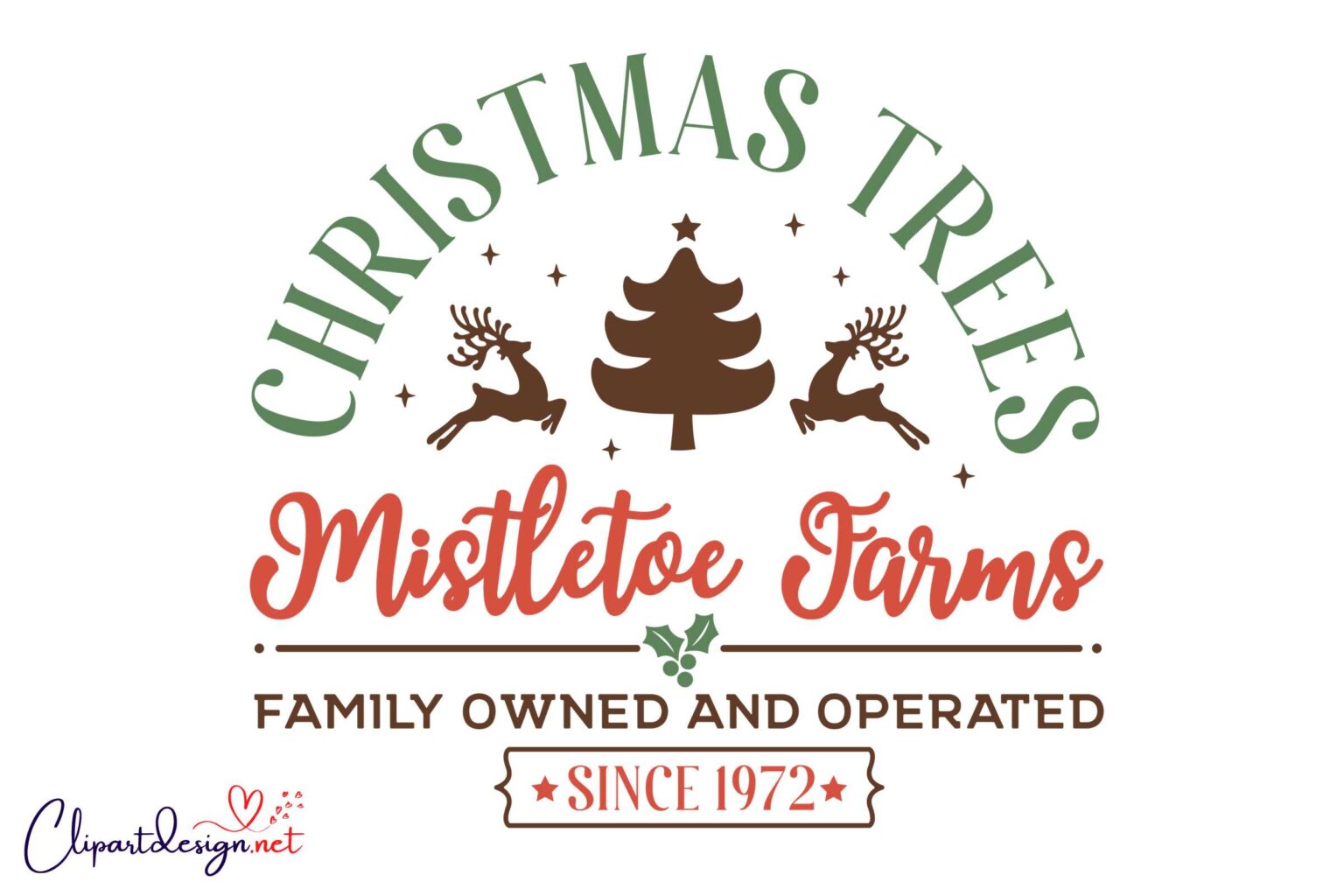 Christmas Trees Farms Sign SVG Merry Christmas SVG