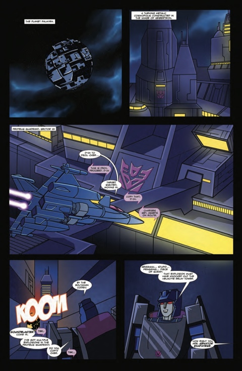 Some preview pages from Desolation #1. 