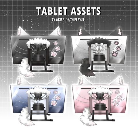 Tablet asset [cat theme]