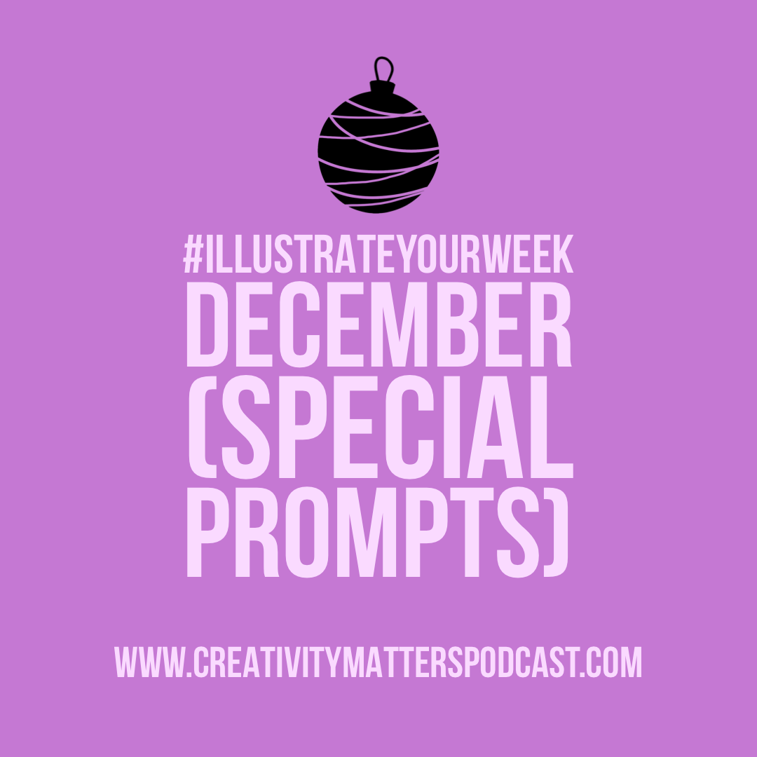 Special December Illustrated Journal Prompts