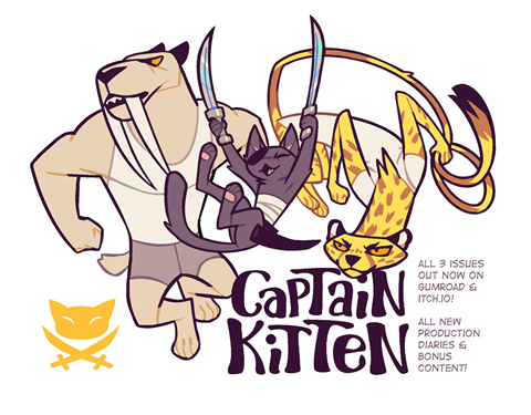 Captain Kitten, available now!