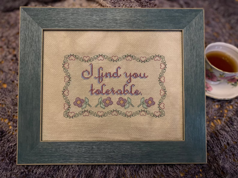 For The Millionth Time Cross Stitch Pattern PDF ONLY Blackwork Inspired  Pride and Prejudice Barbiecore - SnarkyNotSorry's Ko-fi Shop - Ko-fi ❤️  Where creators get support from fans through donations, memberships, shop