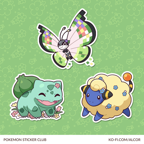 Pokemon Sticker Club (May 2023)