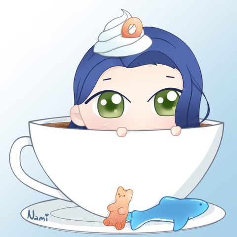 「YCH Commission」Chibi in a cup
