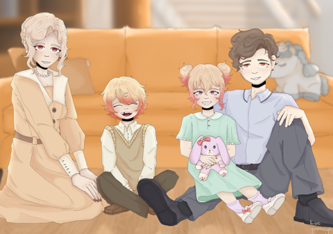 [COMMISSION] Tenma's Family Photo